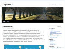 Tablet Screenshot of craigswartz.wordpress.com