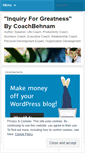 Mobile Screenshot of inquiryforgreatness.wordpress.com