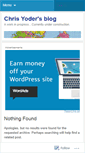 Mobile Screenshot of cyoder.wordpress.com