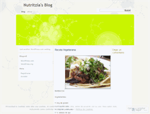 Tablet Screenshot of nutritzia.wordpress.com