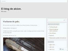 Tablet Screenshot of alcionsblog.wordpress.com