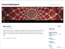 Tablet Screenshot of charmcitybikepark.wordpress.com