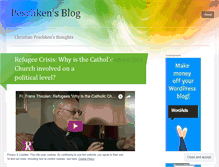 Tablet Screenshot of peschken.wordpress.com