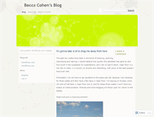 Tablet Screenshot of beccacohen.wordpress.com