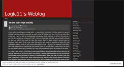 Desktop Screenshot of logic11.wordpress.com