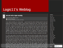 Tablet Screenshot of logic11.wordpress.com