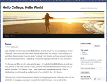 Tablet Screenshot of hellocollegehelloworld.wordpress.com