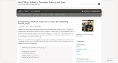 Desktop Screenshot of geus.wordpress.com