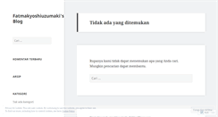 Desktop Screenshot of fatmakyoshiuzumaki.wordpress.com