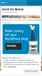 Mobile Screenshot of honkforbeirut.wordpress.com