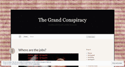 Desktop Screenshot of grandconspiracy.wordpress.com