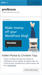 Mobile Screenshot of profbruce.wordpress.com