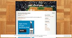 Desktop Screenshot of nbaovertime.wordpress.com