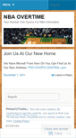 Mobile Screenshot of nbaovertime.wordpress.com