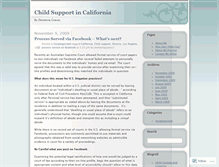 Tablet Screenshot of childsupportca.wordpress.com