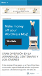 Mobile Screenshot of centenarioluque.wordpress.com
