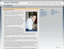 Tablet Screenshot of kevinshivelysportfolio.wordpress.com