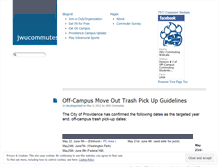 Tablet Screenshot of jwucommutes.wordpress.com