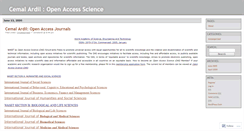 Desktop Screenshot of cemalardil.wordpress.com