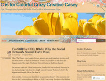 Tablet Screenshot of cisforcasey.wordpress.com