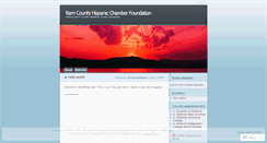 Desktop Screenshot of kchcfoundation.wordpress.com