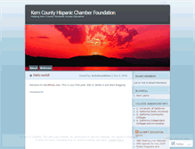 Tablet Screenshot of kchcfoundation.wordpress.com