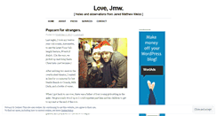 Desktop Screenshot of jaredmatthewweiss.wordpress.com