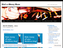 Tablet Screenshot of messymuse.wordpress.com
