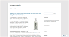 Desktop Screenshot of antwangoodwin.wordpress.com