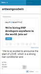 Mobile Screenshot of antwangoodwin.wordpress.com