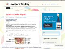 Tablet Screenshot of irmaekayanti.wordpress.com