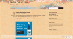 Desktop Screenshot of dukandiaet.wordpress.com