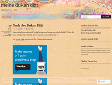 Tablet Screenshot of dukandiaet.wordpress.com