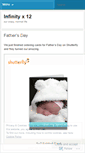 Mobile Screenshot of infinitytimestwelve.wordpress.com