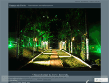 Tablet Screenshot of espacodacorte.wordpress.com