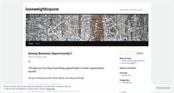Desktop Screenshot of loseweightinpune.wordpress.com