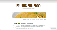 Desktop Screenshot of falling4food.wordpress.com