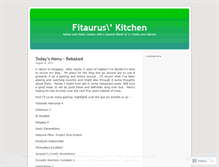 Tablet Screenshot of fitaurus.wordpress.com
