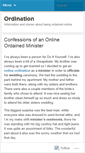 Mobile Screenshot of ordinations.wordpress.com