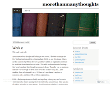 Tablet Screenshot of morethanmanythoughts.wordpress.com