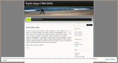 Desktop Screenshot of ficcionplaya.wordpress.com