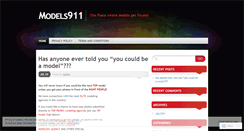 Desktop Screenshot of models911.wordpress.com