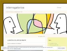 Tablet Screenshot of interrogatorios.wordpress.com
