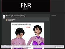 Tablet Screenshot of fnrdesign.wordpress.com