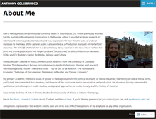 Tablet Screenshot of anthonycollebrusco.wordpress.com