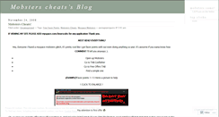 Desktop Screenshot of mobsterscheats.wordpress.com