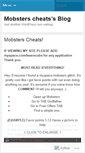 Mobile Screenshot of mobsterscheats.wordpress.com
