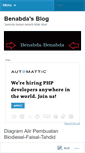 Mobile Screenshot of benabda.wordpress.com