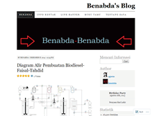 Tablet Screenshot of benabda.wordpress.com