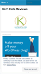 Mobile Screenshot of katheatsreviews.wordpress.com